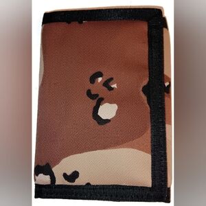 US ARMY ASSORTED  DESERT BROWN PRINT CAMOUFLAGE Trifold Wallet